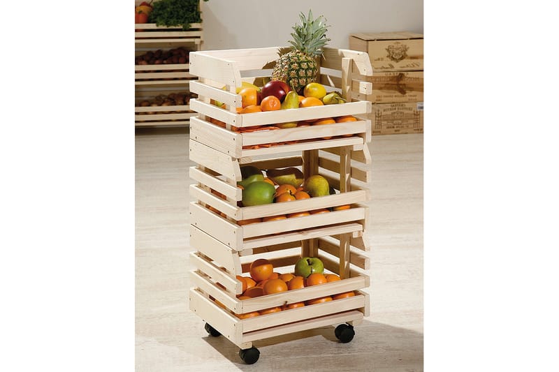 FRUITS Förvaringshylla 37 Brun - Möbler - Hall & entré - Möbelset för hall & entré