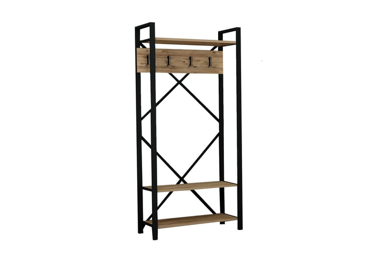 HALLMÖBELSET 35x90 cm Natur/Svart - Möbler - Hall & entré - Möbelset för hall & entré