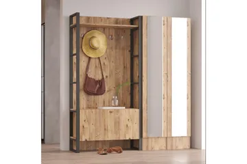 Hardyng Hallmöbelset 34x90 cm Dubbel Höger - Natur - Möbler - Hall & entré - Möbelset för hall & entré