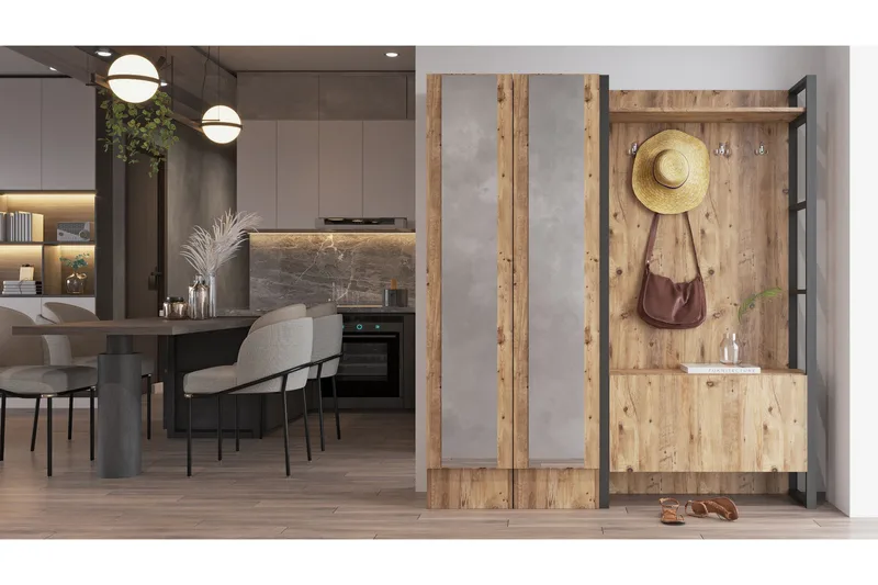 Hardyng Hallmöbelset 34x90 cm, Natur