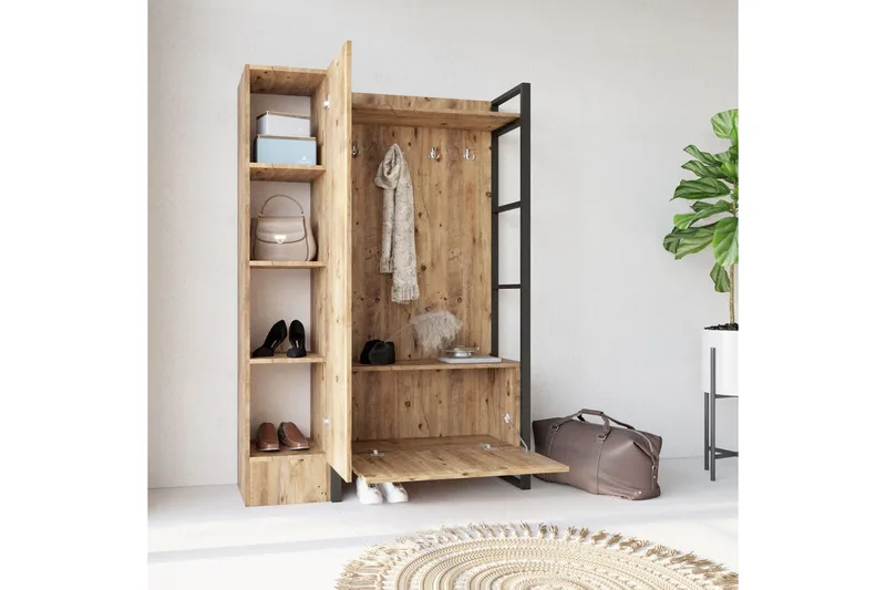 Hardyng Hallmöbelset 34x90 cm Vänster - Natur - Möbler - Hall & entré - Möbelset för hall & entré