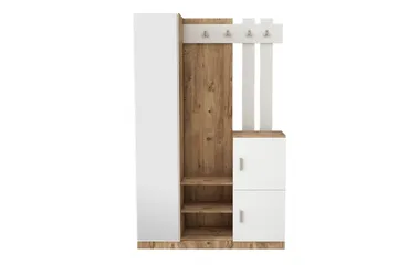 Hialeh Hallmöbelset 38x114 cm - Natur/Vit - Möbler - Hall & entré - Möbelset för hall & entré