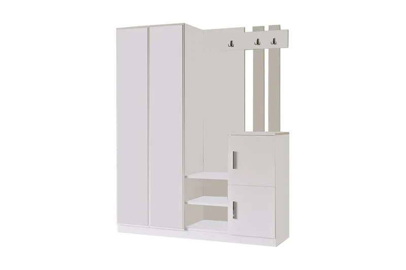 Hialeh Hallmöbelset 38x147 cm, Vit