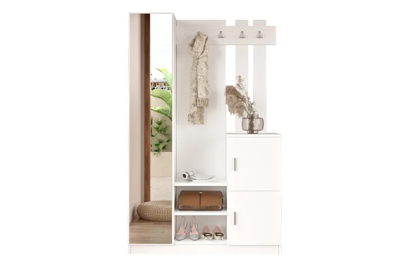 Hialeh Hallmöbelset - Vit - Möbler - Hall & entré - Möbelset för hall & entré