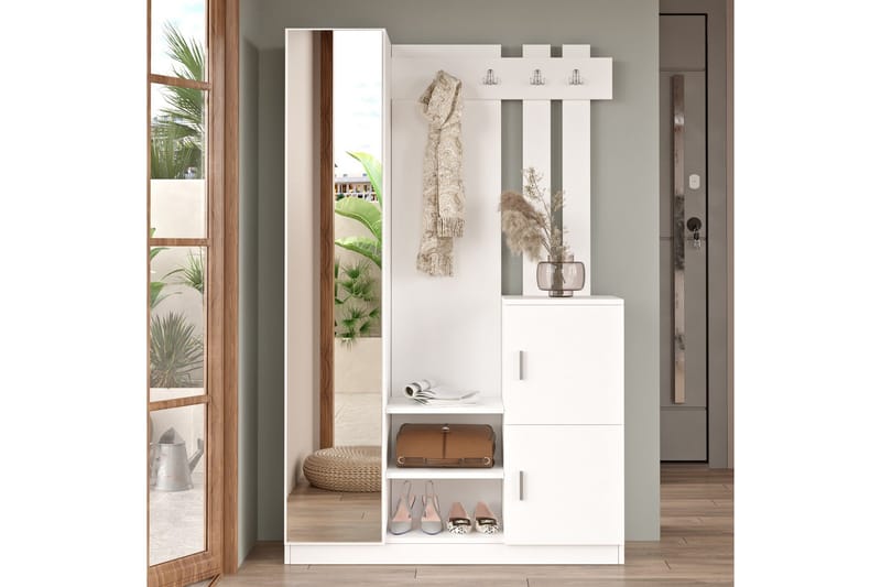 Hialeh Hallmöbelset - Vit - Möbler - Hall & entré - Möbelset för hall & entré