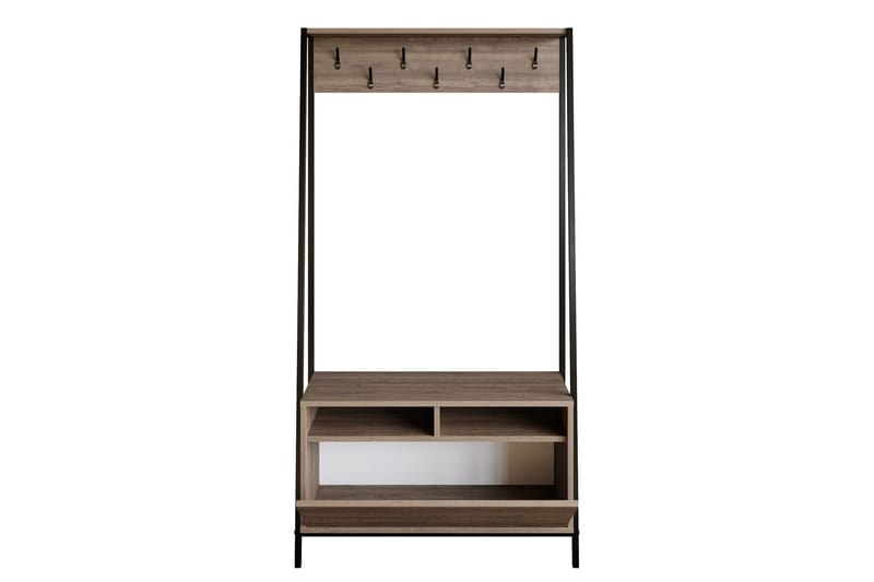 Imoveis Hallmöbelset 30 cm - Mörkbrun/Svart - Möbler - Hall & entré - Möbelset för hall & entré