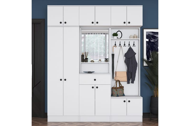 Itsuo Hallmöbelset Vit - Hanah Home - Möbler - Hall & entré - Möbelset för hall & entré