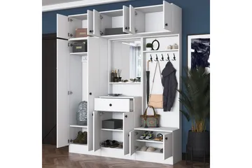 Itsuo Hallmöbelset Vit - Hanah Home - Möbler - Hall & entré - Möbelset för hall & entré