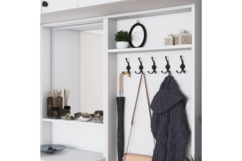 Itsuo Hallmöbelset Vit - Hanah Home - Möbler - Hall & entré - Möbelset för hall & entré