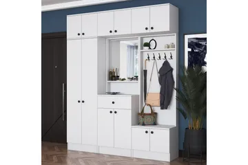 Itsuo Hallmöbelset Vit - Hanah Home - Möbler - Hall & entré - Möbelset för hall & entré