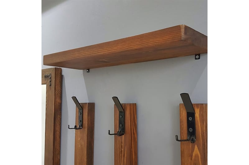 KWAMAIN Hallmöbel 3 cm Valnöt - Möbler - Hall & entré - Möbelset för hall & entré