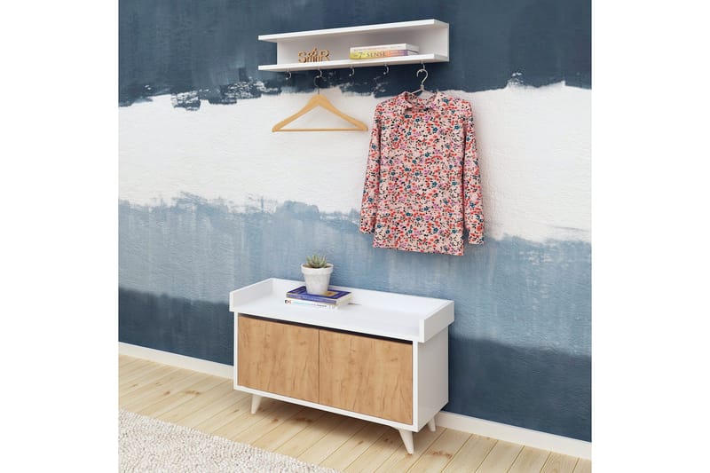 Mod Design Hallförvaring - Trä/Vit - Möbler - Hall & entré - Möbelset för hall & entré