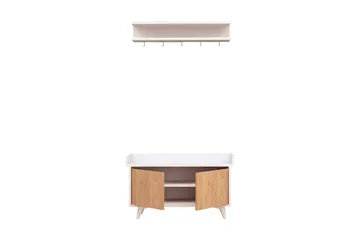 Mod Design Hallförvaring - Trä/Vit - Möbler - Hall & entré - Möbelset för hall & entré