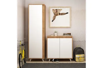 Mod Design Skänk och Bokhylla - Trä/Vit - Möbler - Hall & entré - Möbelset för hall & entré