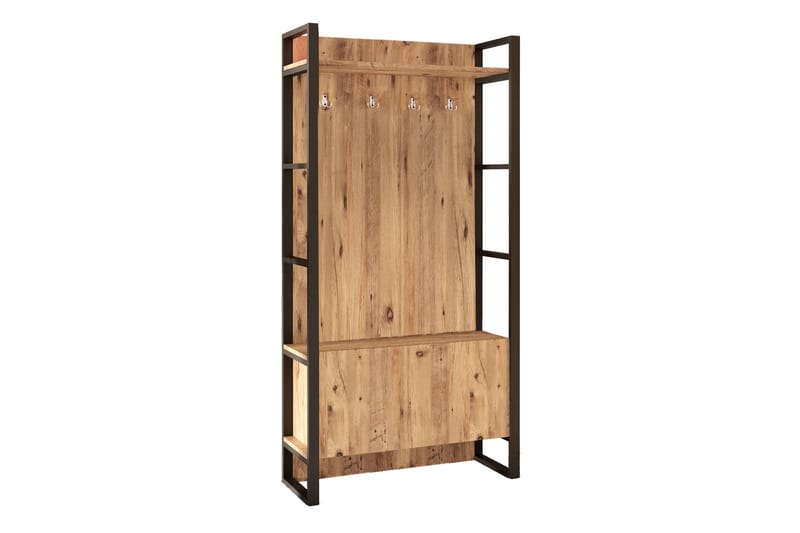 NALOR Hallmöbelset 34x90 cm Dubbel Vänster Natur - Möbler - Hall & entré - Möbelset för hall & entré