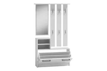 Nesebar Hallmöbel 85 cm - Vit - Möbler - Hall & entré - Möbelset för hall & entré