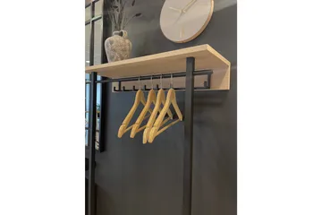 Ongayo Hallmöbelset 28x80 cm - Vit/Svart - Möbler - Hall & entré - Möbelset för hall & entré