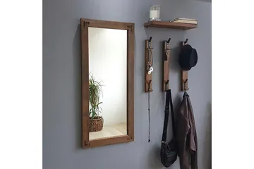 Rogahn Hallmöbel 3 cm - Valnöt - Möbler - Hall & entré - Möbelset för hall & entré