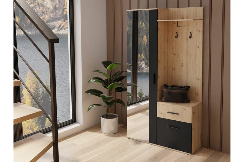 Rosehall Hallmöbelset 97x30 cm 195x Black - Möbler - Hall & entré - Möbelset för hall & entré