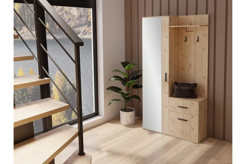 Rosehall Hallmöbelset 97x30 cm 195x Brown - Möbler - Hall & entré - Möbelset för hall & entré