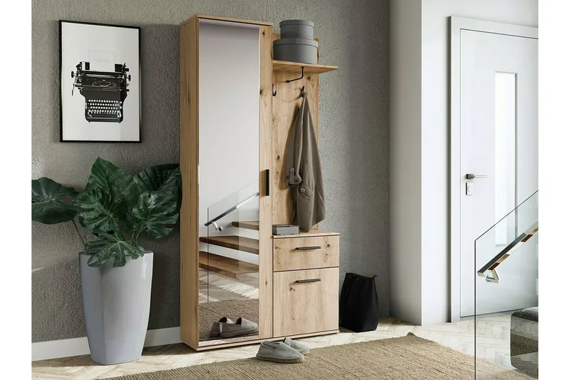 Rosehall Hallmöbelset 97x30 cm 195x Brown - Möbler - Hall & entré - Möbelset för hall & entré