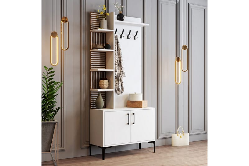 Schmida Hallmöbelset 35x90 cm - Vit - Möbler - Hall & entré - Möbelset för hall & entré