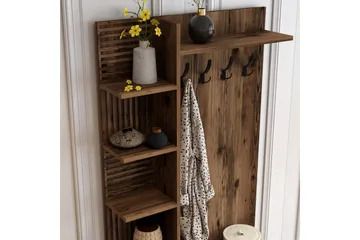 Schmida Hallmöbelset 90 cm - Mörkbrun - Möbler - Hall & entré - Möbelset för hall & entré