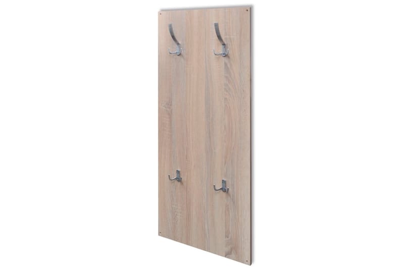 Skoskåp 3-i-1 med spegel och hängare ek vit - Brun - Möbler - Hall & entré - Möbelset för hall & entré