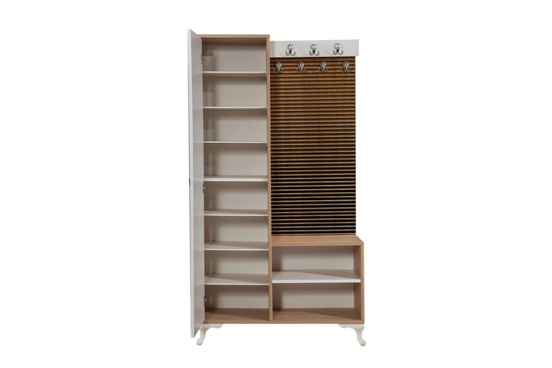 STENBYN Klädförvaring 100 cm Brun - Möbler - Hall & entré - Möbelset för hall & entré