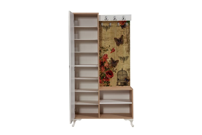 STENBYN Klädförvaring 100 cm Brun - Möbler - Hall & entré - Möbelset för hall & entré