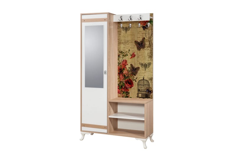 STENBYN Klädförvaring 100 cm Brun - Möbler - Hall & entré - Möbelset för hall & entré