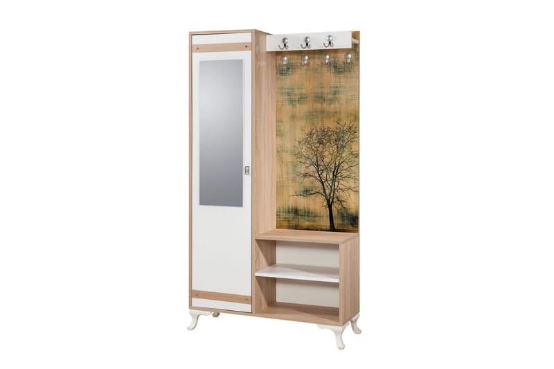 STENBYN Klädförvaring 100 cm Brun - Möbler - Hall & entré - Möbelset för hall & entré