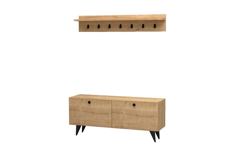 VASS Hallmöbelset 35x113 cm Natur - Möbler - Hall & entré - Möbelset för hall & entré