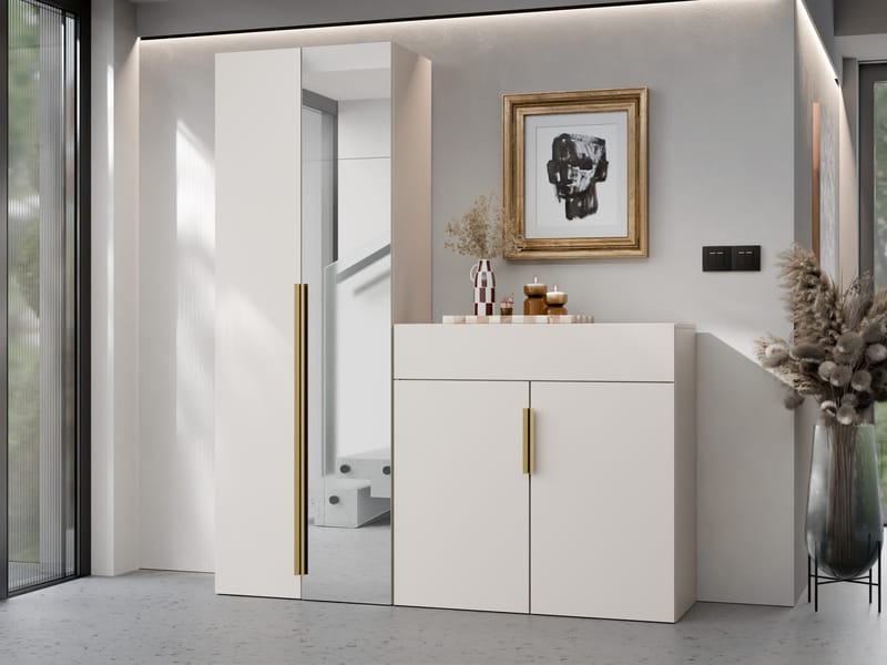 Myren Hallmöbel 170 cm - beige - Möbler - Hall & entré - Möbelset för hall & entré