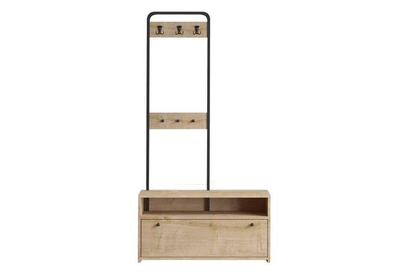 Orlis Hallmöbelset, Valnöt/Svart