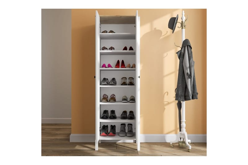 Orricon Hallmöbelset - Natur/Vit - Möbler - Hall & entré - Möbelset för hall & entré