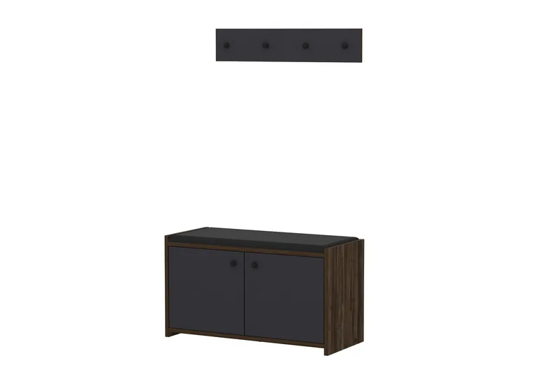 Ostwerwal Hallmöbelset Antracit - Hanah Home - Möbler - Hall & entré - Möbelset för hall & entré