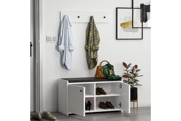 Ostwerwal Hallmöbelset Vit - Hanah Home - Möbler - Hall & entré - Möbelset för hall & entré