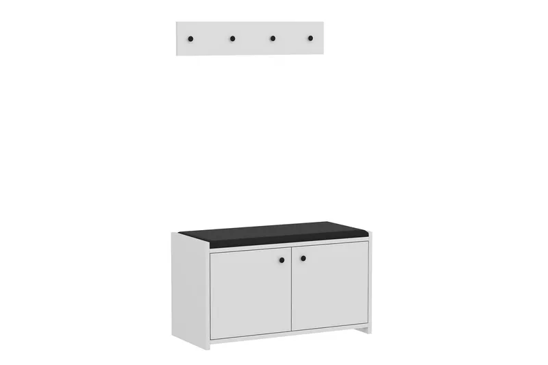 Ostwerwal Hallmöbelset Vit - Hanah Home - Möbler - Hall & entré - Möbelset för hall & entré
