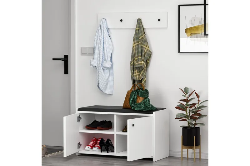 Ostwerwal Hallmöbelset Vit - Hanah Home - Möbler - Hall & entré - Möbelset för hall & entré