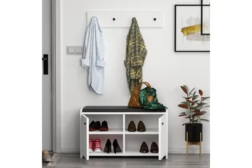 Ostwerwal Hallmöbelset Vit - Hanah Home - Möbler - Hall & entré - Möbelset för hall & entré