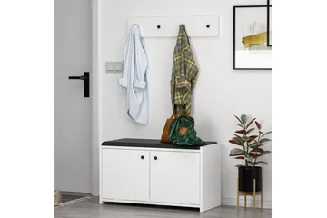 Ostwerwal Hallmöbelset Vit - Hanah Home - Möbler - Hall & entré - Möbelset för hall & entré