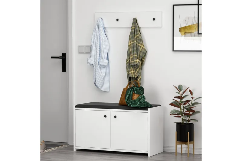 Ostwerwal Hallmöbelset Vit - Hanah Home - Möbler - Hall & entré - Möbelset för hall & entré