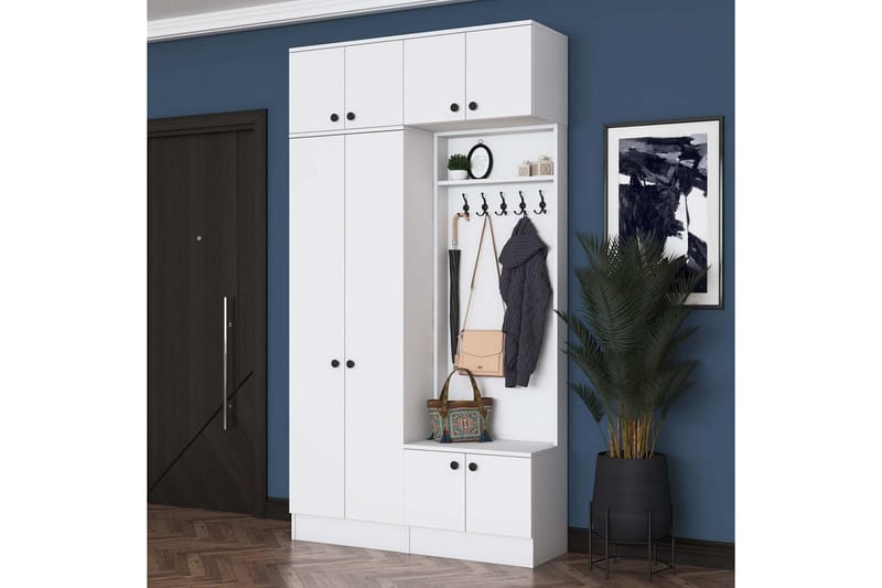 Quorra Hallmöbelset - Vit - Möbler - Hall & entré - Möbelset för hall & entré