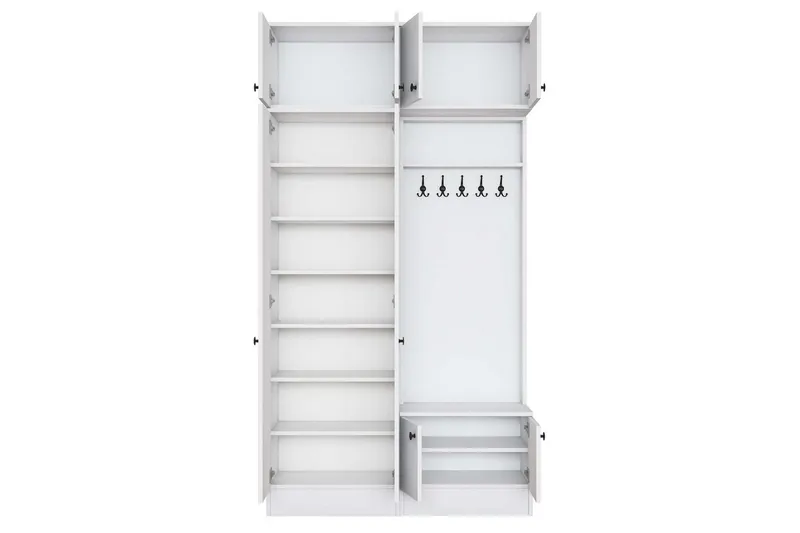 Quorra Hallmöbelset - Vit - Möbler - Hall & entré - Möbelset för hall & entré