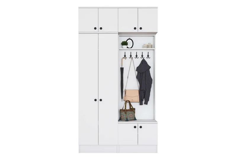 Quorra Hallmöbelset - Vit - Möbler - Hall & entré - Möbelset för hall & entré
