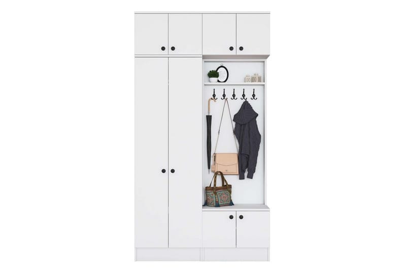 Quorra Hallmöbelset - Vit - Möbler - Hall & entré - Möbelset för hall & entré