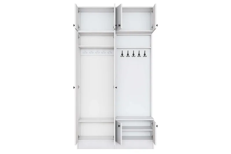 Quorra Hallmöbelset - Vit - Möbler - Hall & entré - Möbelset för hall & entré