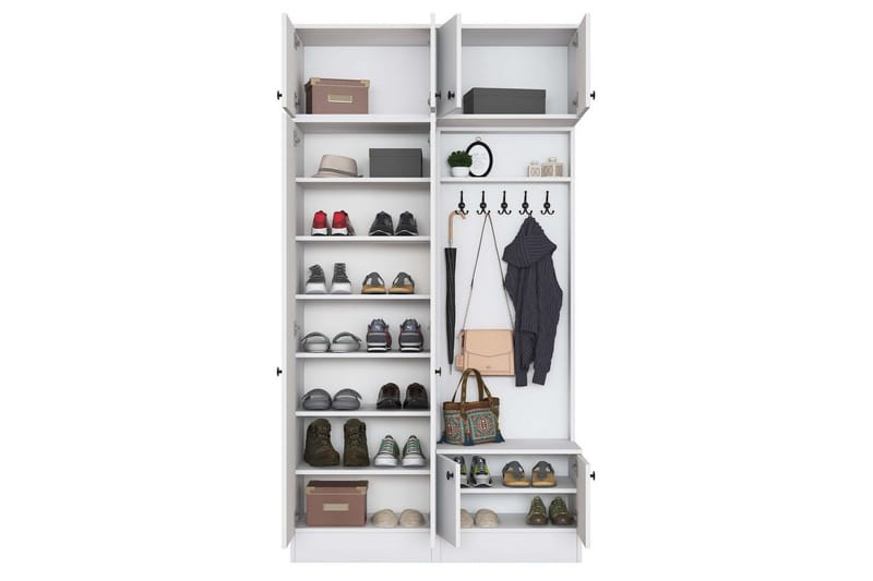 Quorra Hallmöbelset - Vit - Möbler - Hall & entré - Möbelset för hall & entré