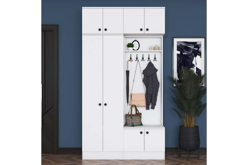 Quorra Hallmöbelset - Vit - Möbler - Hall & entré - Möbelset för hall & entré